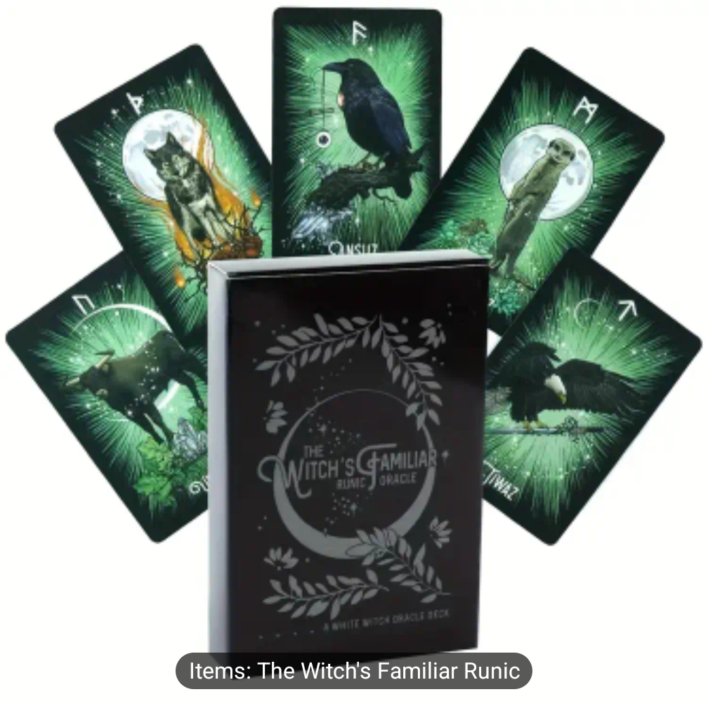 The Witches Familiar Runic Oracle Deck