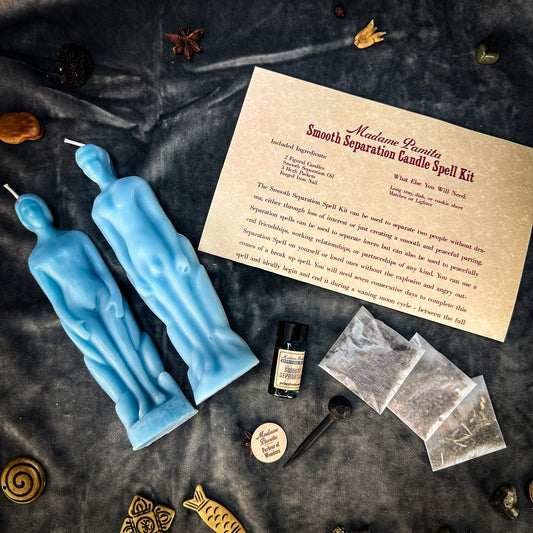 Smooth Separation Candle Spell Kit - Human/Male - Northern Magick Supplies