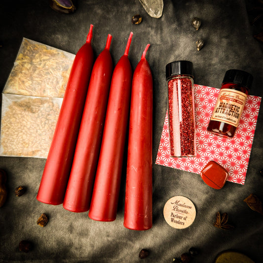 Attraction Candle Spell Booster Pack - Add Magnetism to Any Candle Spell Kit - Northern Magick Supplies
