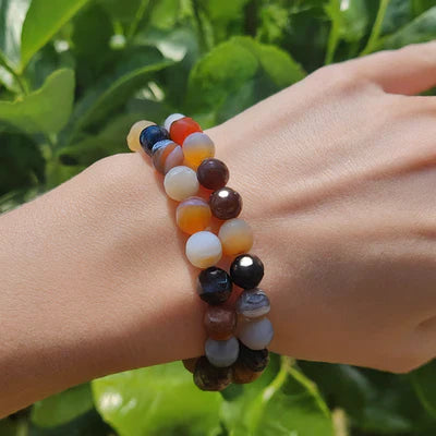 Faceted Gemstone Bracelet - 8mm - Northern Magick Supplies
