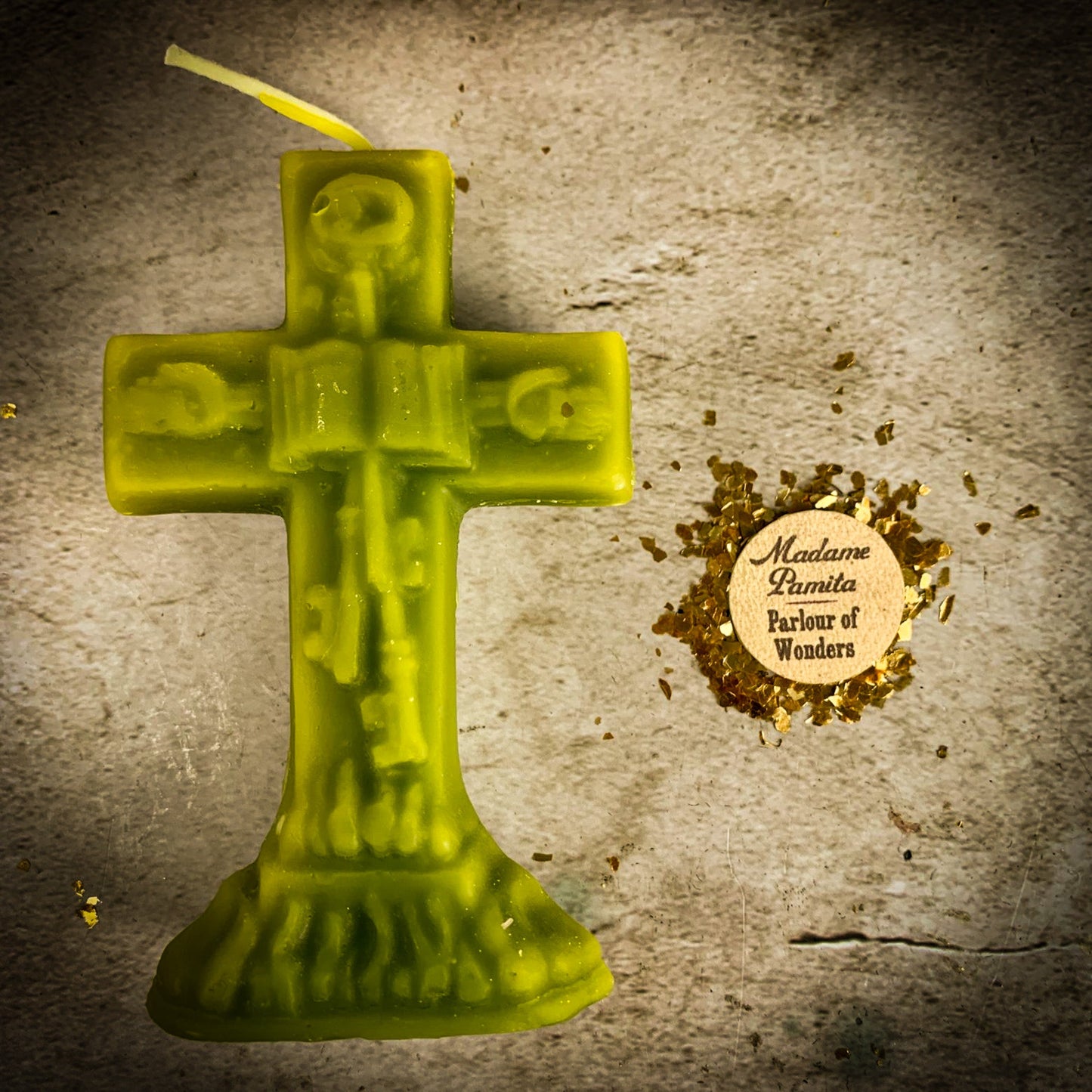 Beeswax Uncrossing Spell Candle - Remove Hexes, Curses & Jinxes - Northern Magick Supplies