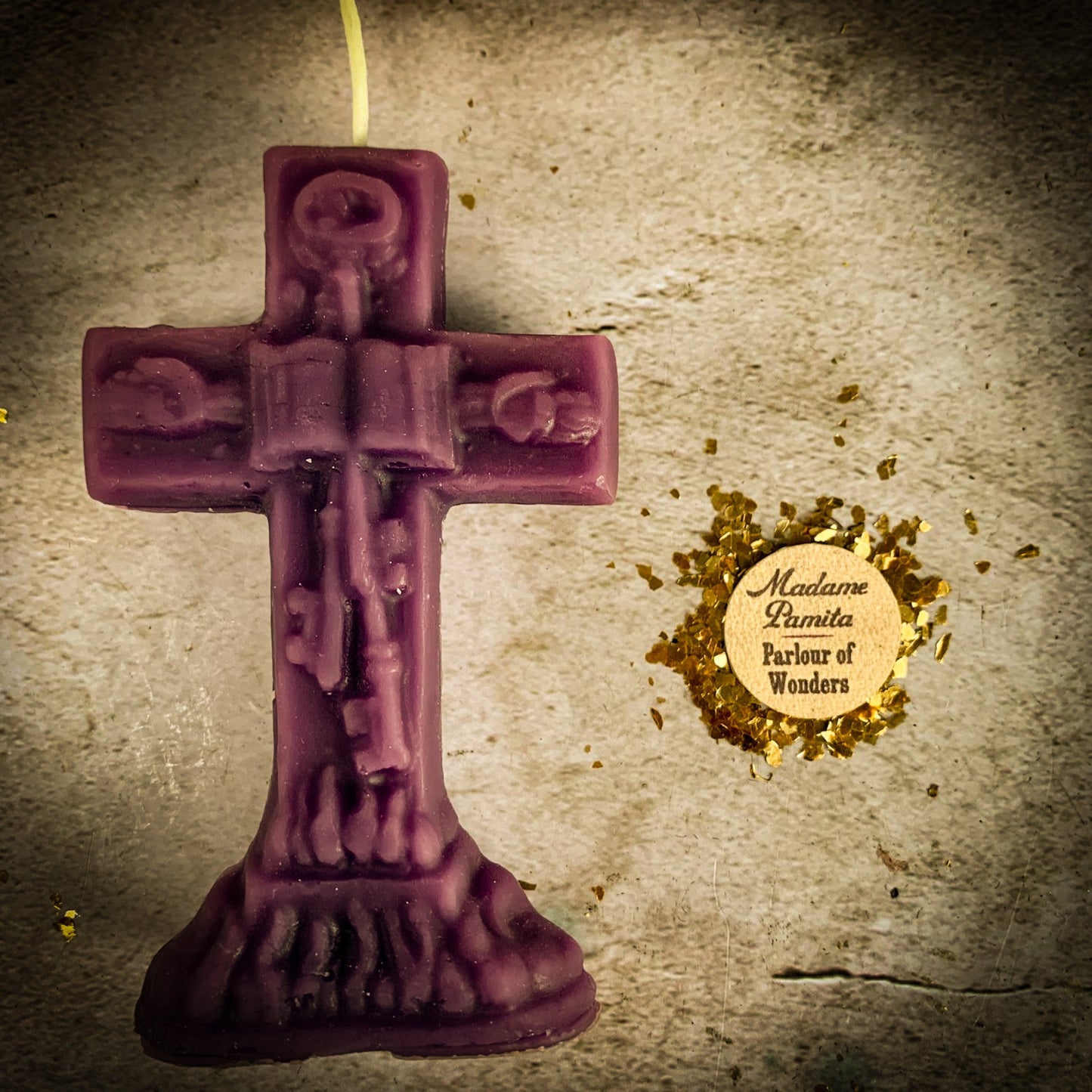 Beeswax Uncrossing Spell Candle - Remove Hexes, Curses & Jinxes - Northern Magick Supplies