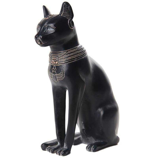 Small Egyptian Bastet Cat Statue 5"
