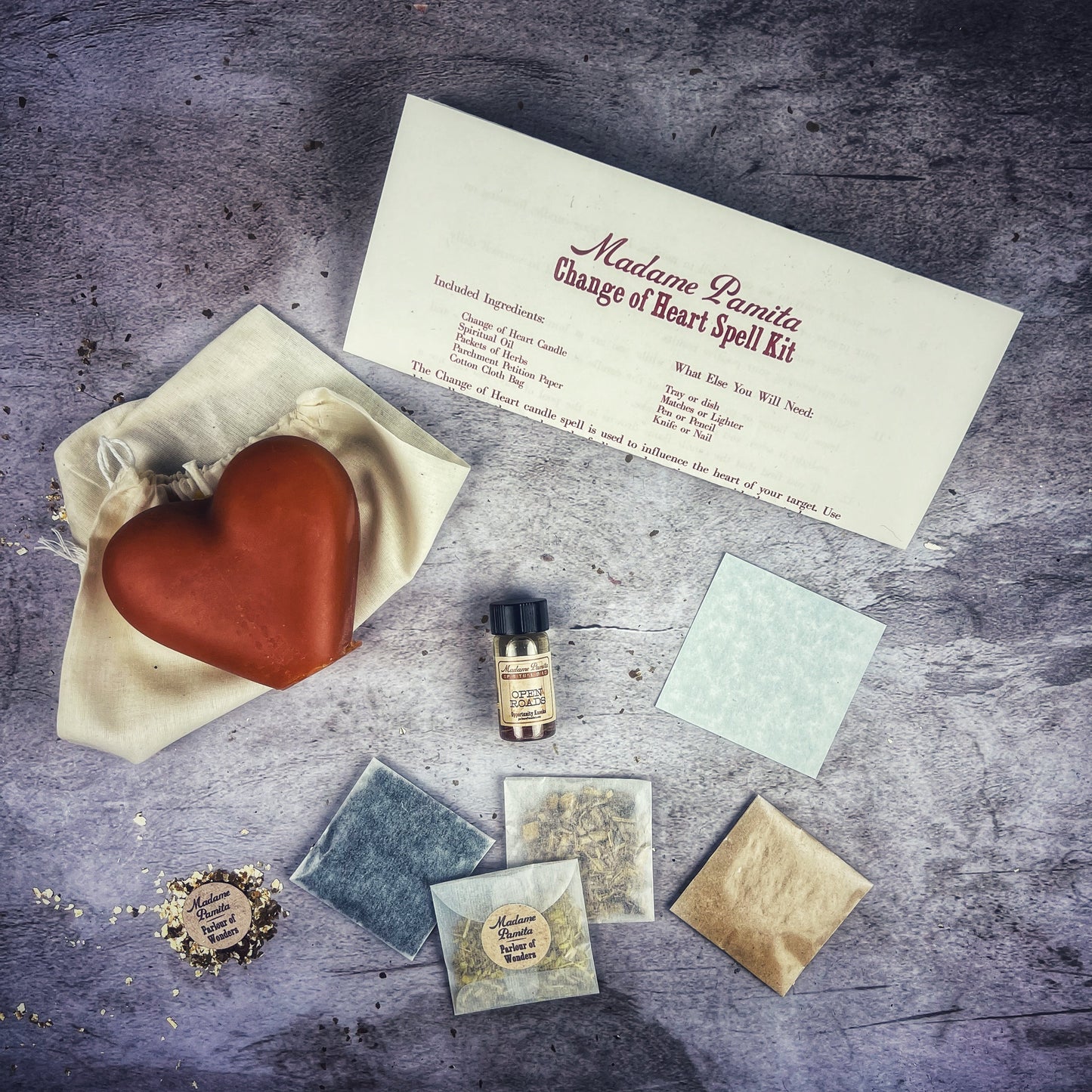 Change of Heart Candle Spell Kit - Northern Magick Supplies