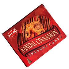 HEM Sandal-Cinnamon Incense Cones - Northern Magick Supplies