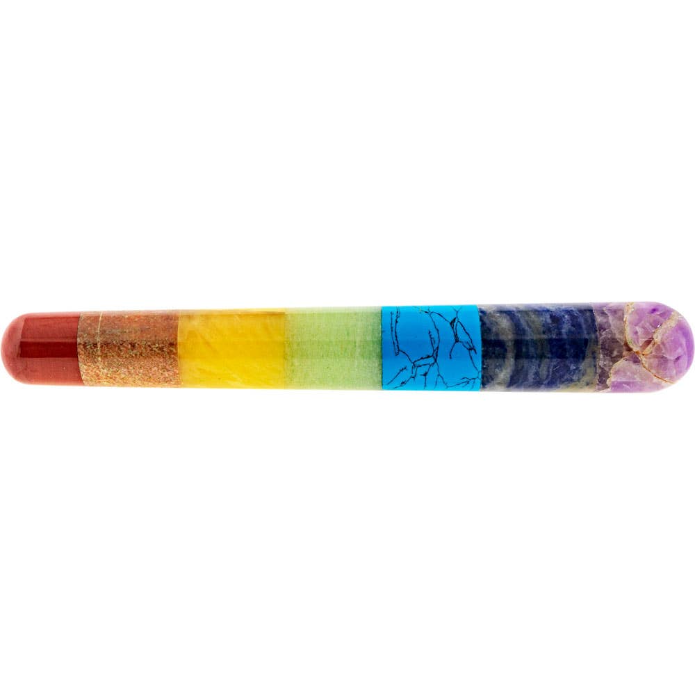 Gemstone Smooth Massage Wand - Chakras (Each) - Northern Magick Supplies