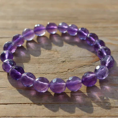 Faceted Gemstone Bracelet - 8mm - Northern Magick Supplies