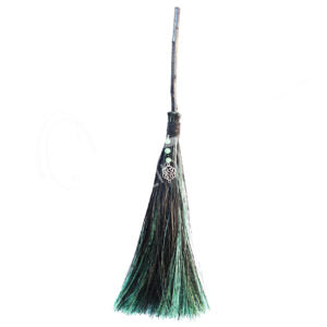 Celtic Knot Aventurine Broom (18"L)