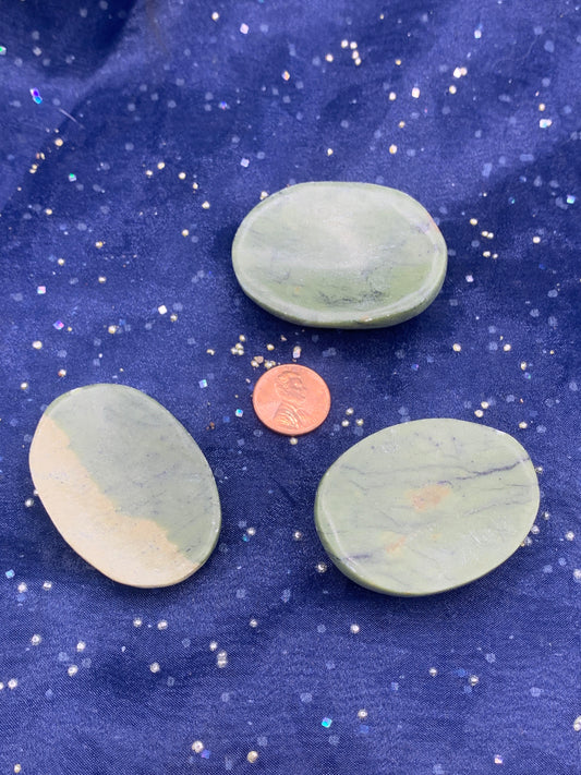 Green Jade - Worry Stone - Northern Magick Supplies