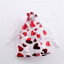 Organza Bag w/ Hearts