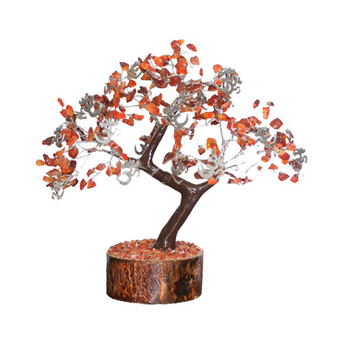Carnelian Om Gemstone Tree