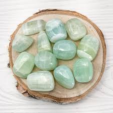 Pistachio Calcite Tumbled - Northern Magick Supplies