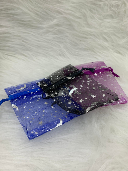 Printed Organza Pouch - Assorted (3x4")