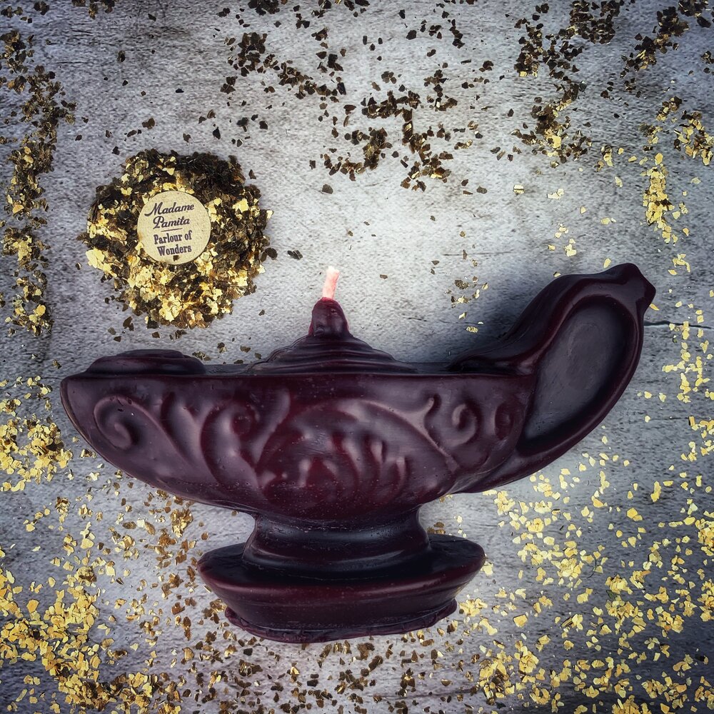 Beeswax Aladdin's Lamp Spell Candle - Northern Magick Supplies