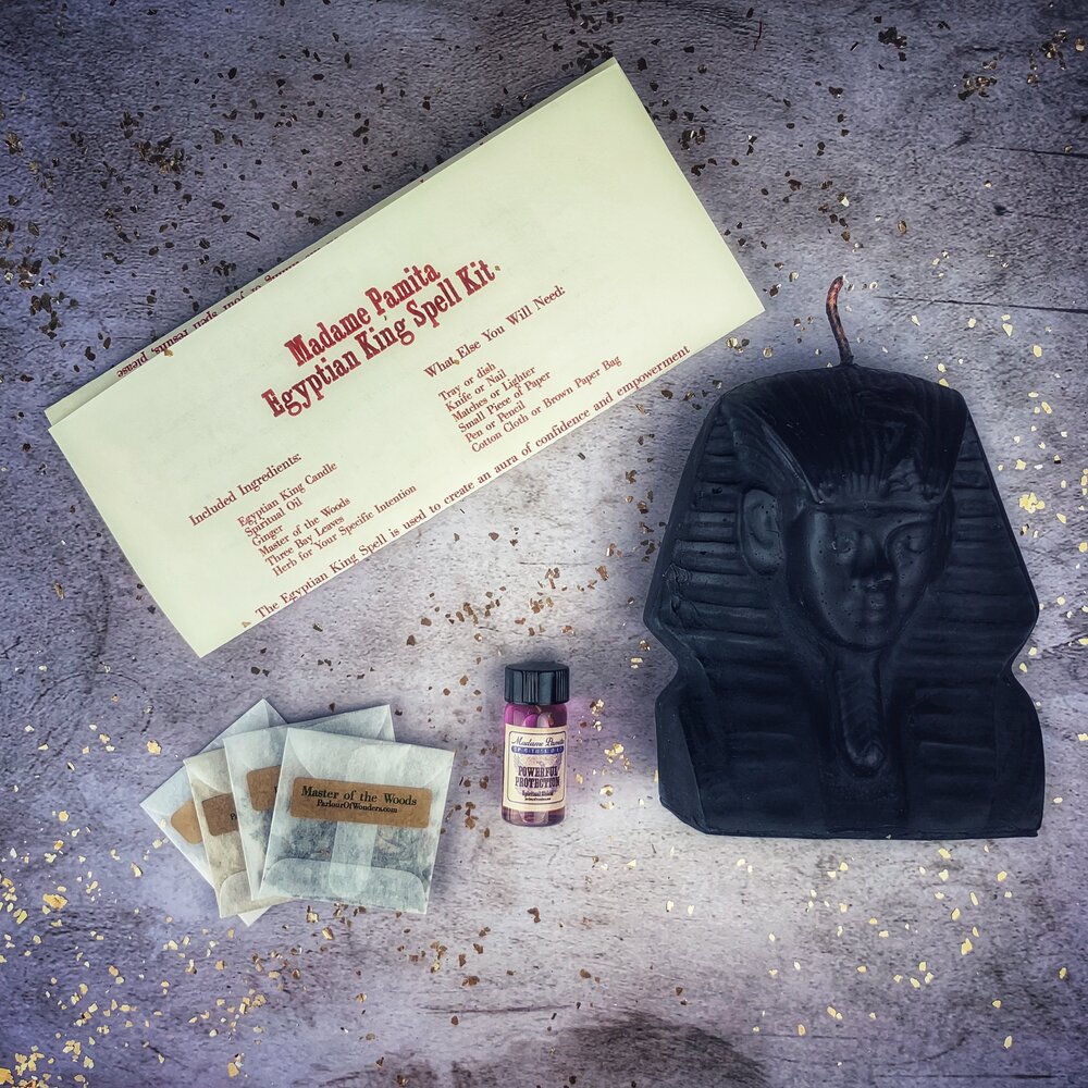 Egyptian King Candle Spell Kit - Northern Magick Supplies