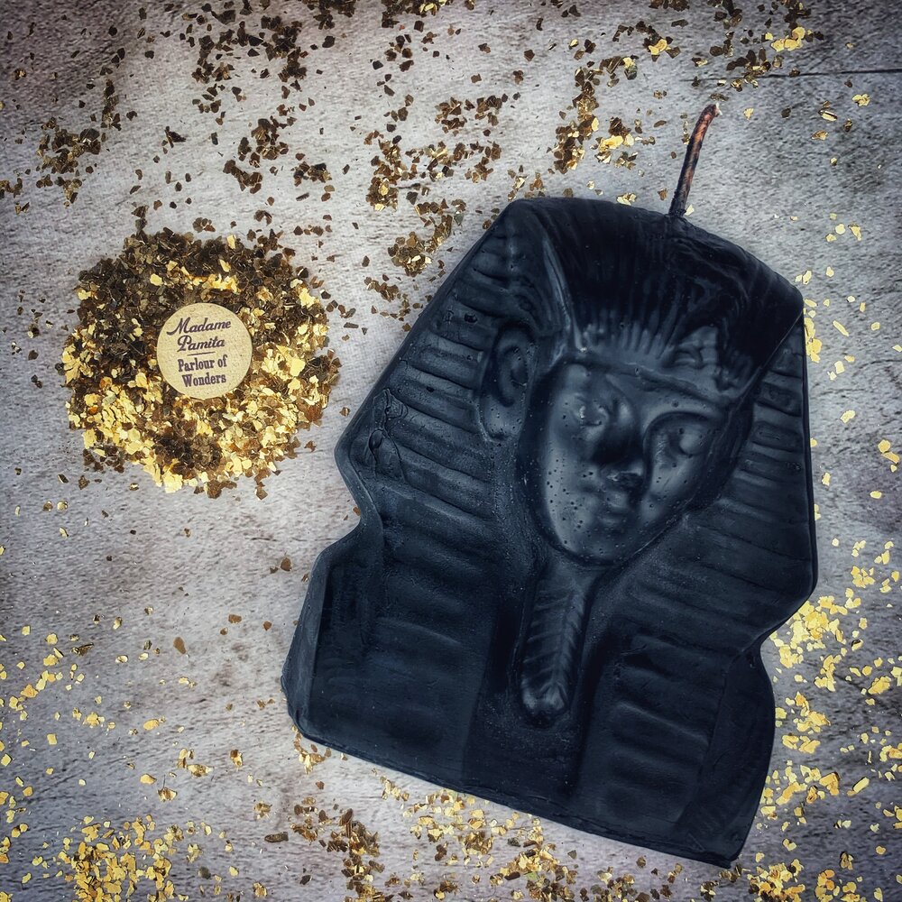 Beeswax Egyptian King Spell Candle - Northern Magick Supplies