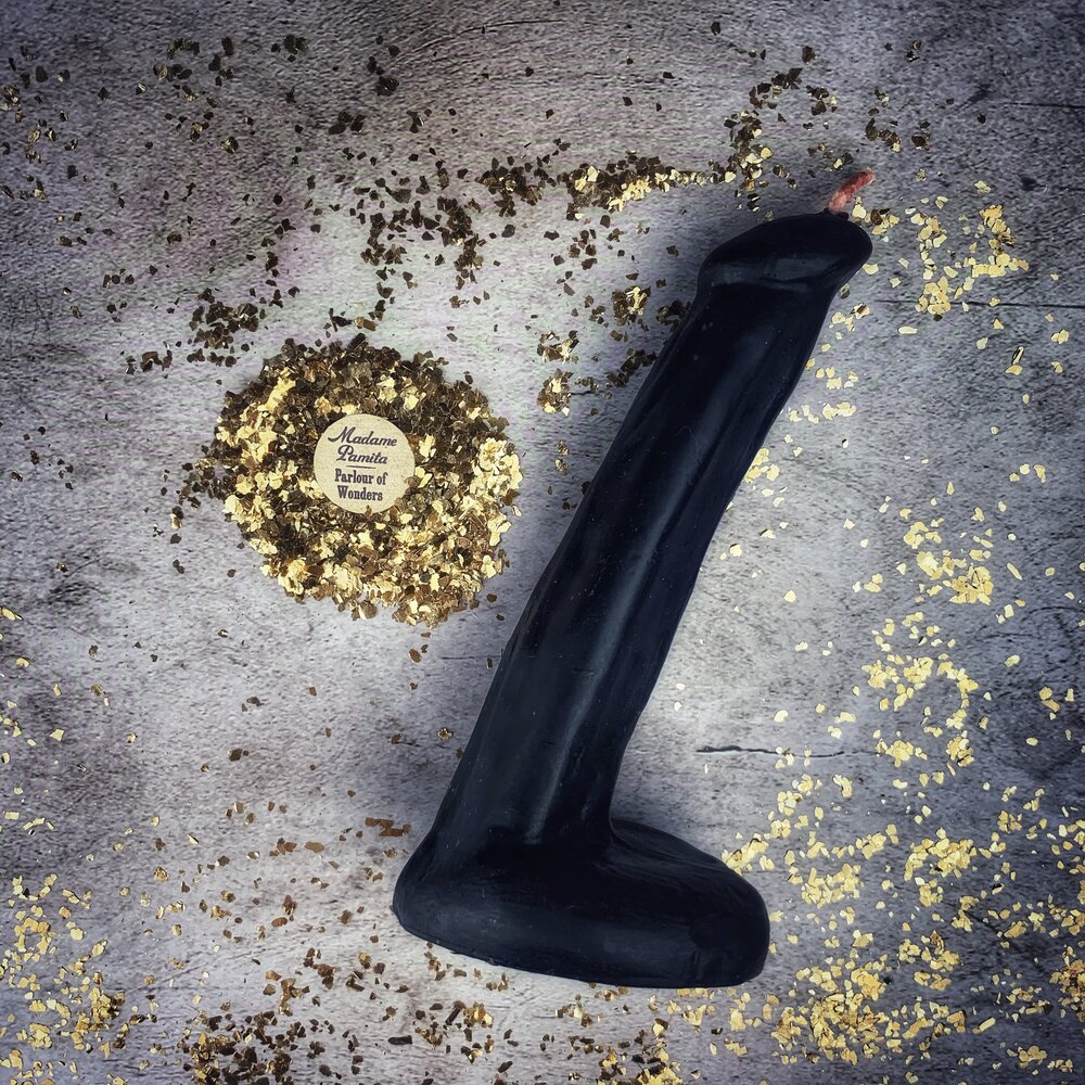 Beeswax Phallus Spell Candle - Passionate Love & Sex Magic
