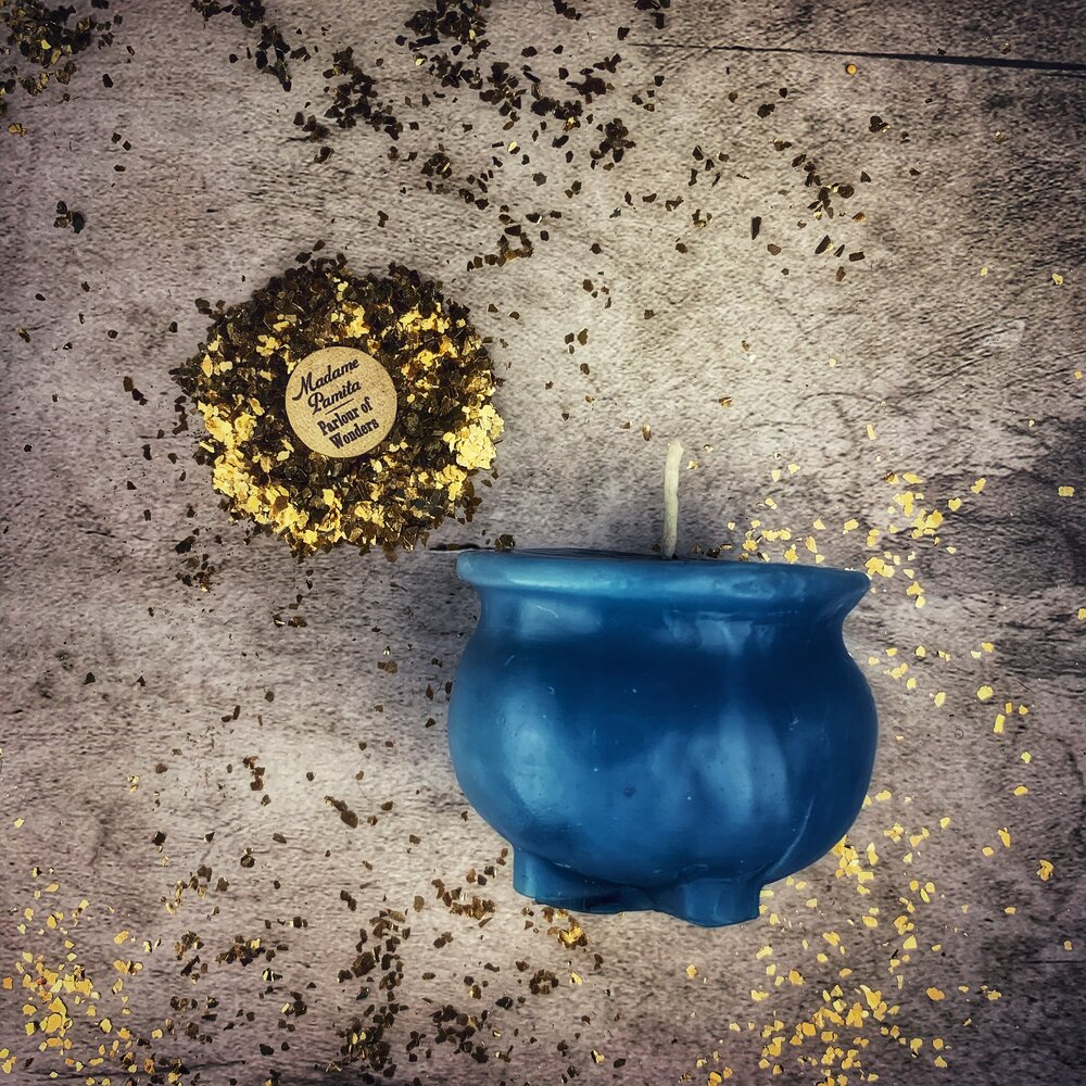 Beeswax Cauldron of Magick Spell Candle - Northern Magick Supplies