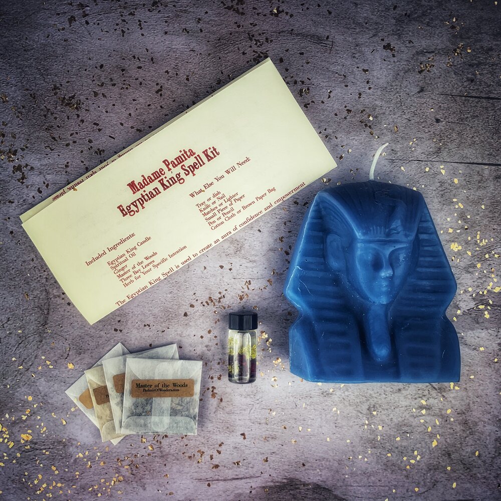 Egyptian King Candle Spell Kit - Northern Magick Supplies