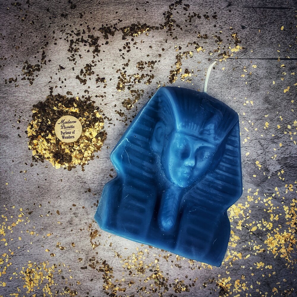 Beeswax Egyptian King Spell Candle - Northern Magick Supplies