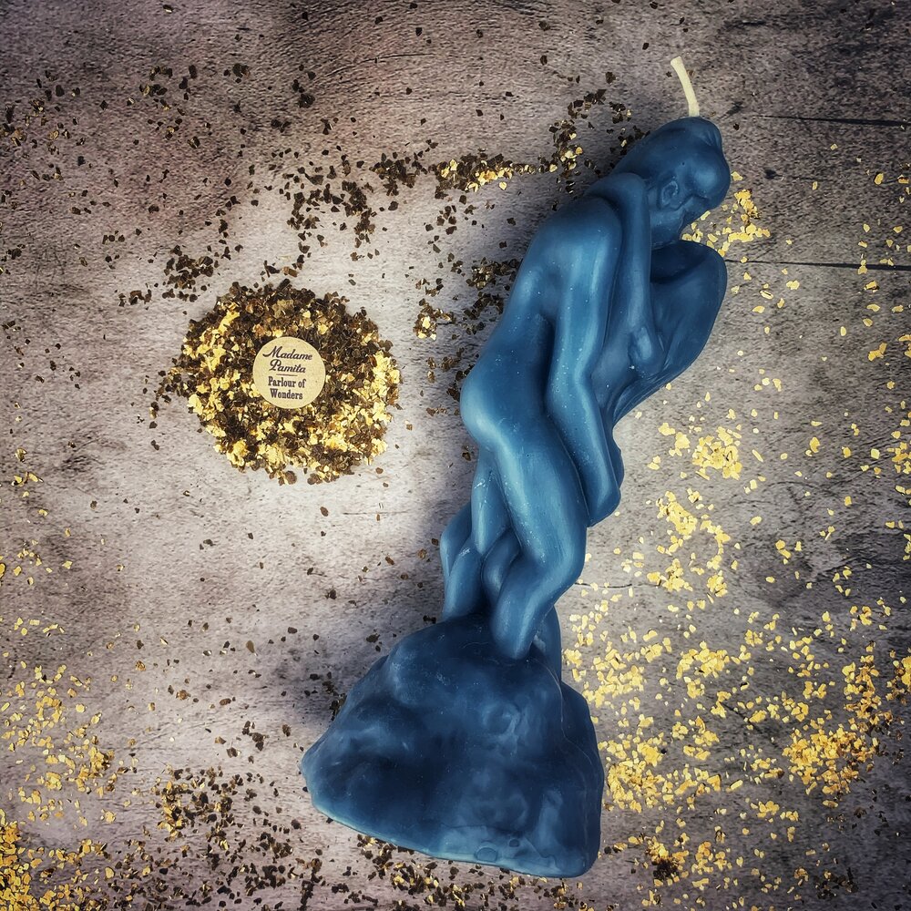 Beeswax Lovers' Passion Spell Candle - Ignite Romance & Desire Magic