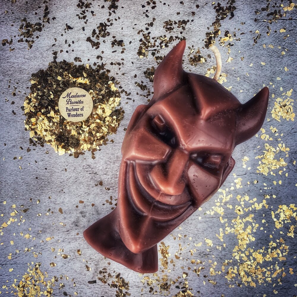 Beeswax Run Devil Run Spell Candle - Northern Magick Supplies