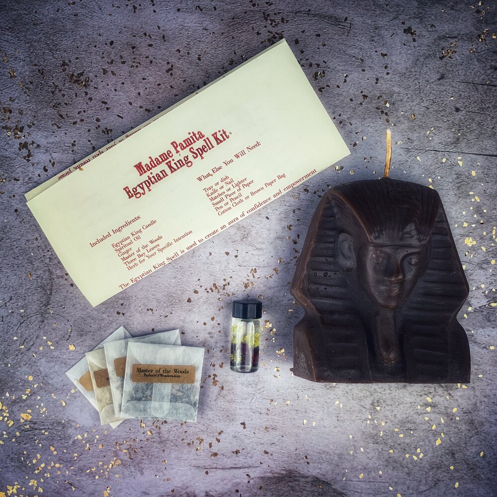 Egyptian King Candle Spell Kit - Northern Magick Supplies