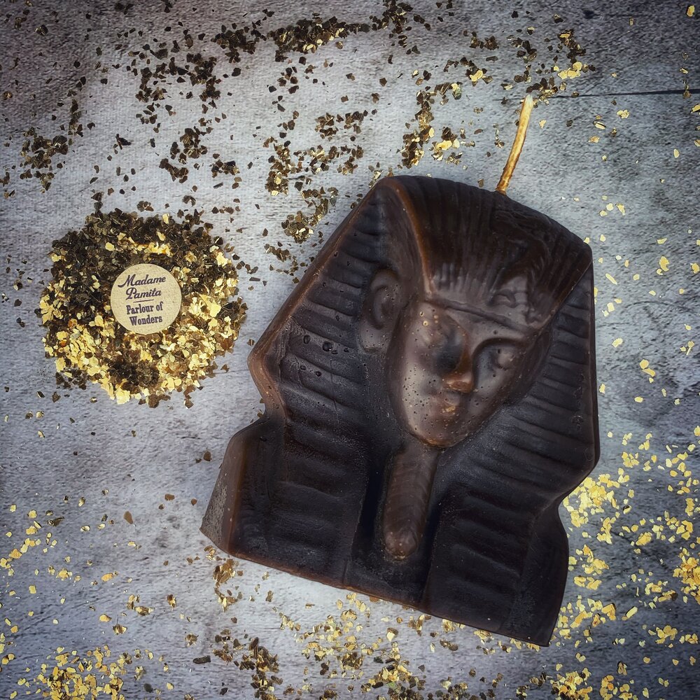 Beeswax Egyptian King Spell Candle - Northern Magick Supplies