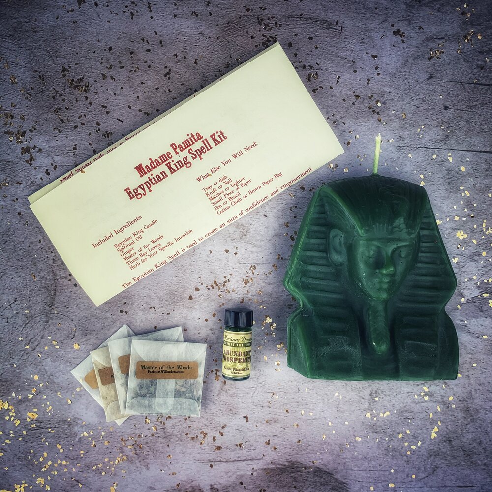 Egyptian King Candle Spell Kit - Northern Magick Supplies
