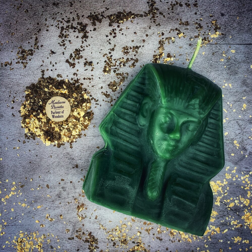 Beeswax Egyptian King Spell Candle - Northern Magick Supplies