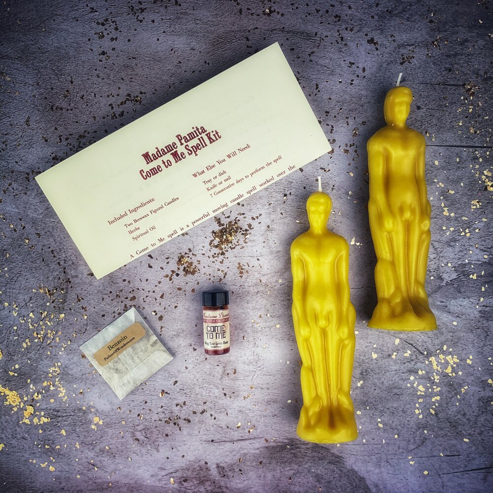 Come to Me Candle Spell Kit Male/Male - Northern Magick Supplies