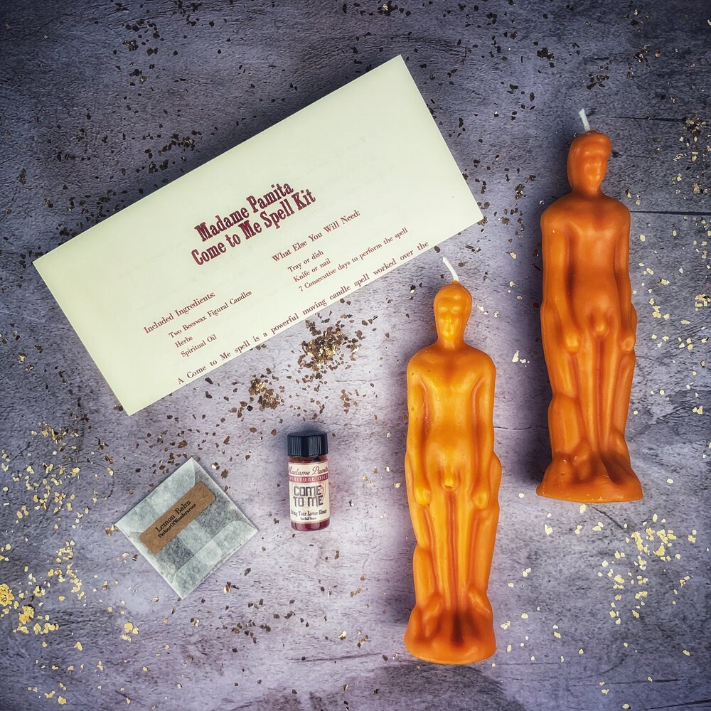 Come to Me Candle Spell Kit Male/Male - Northern Magick Supplies