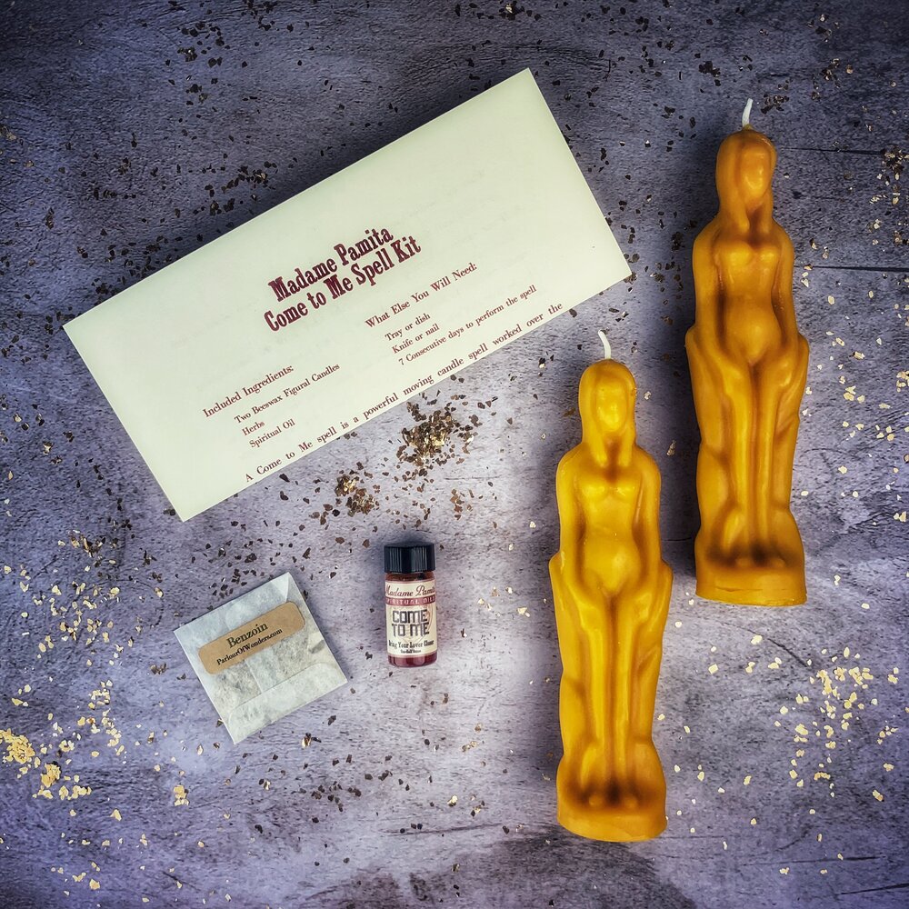 Come to Me Candle Spell Kit Female/Female - Northern Magick Supplies