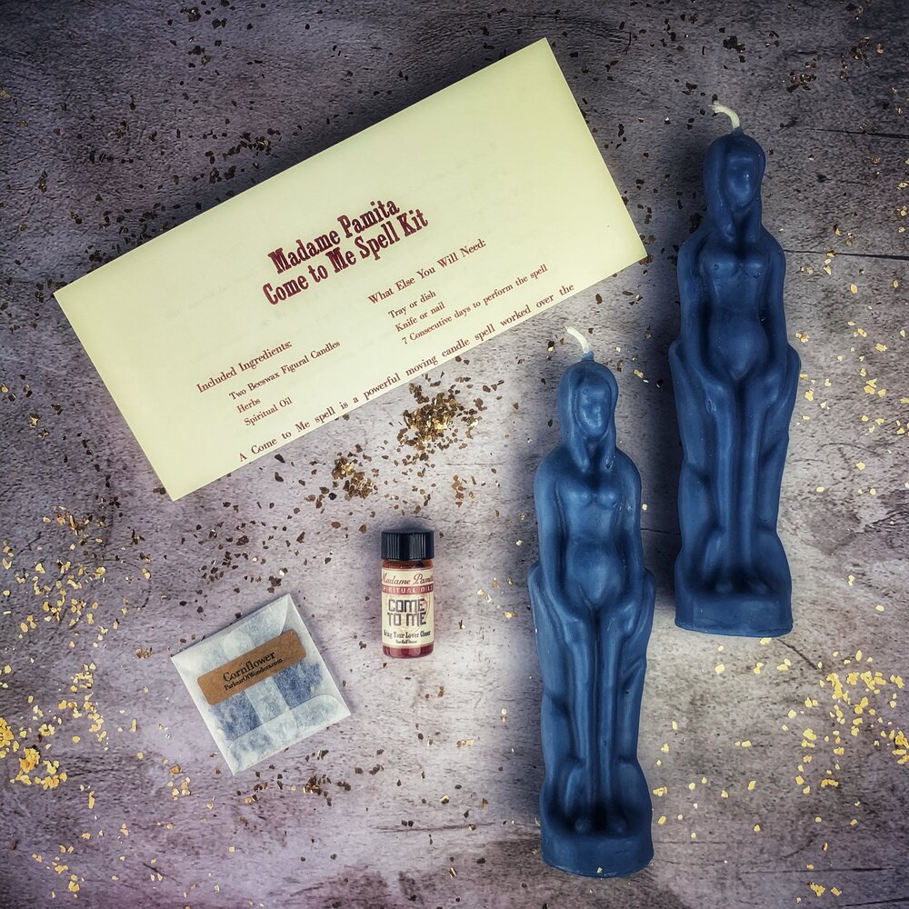 Come to Me Candle Spell Kit Female/Female - Northern Magick Supplies