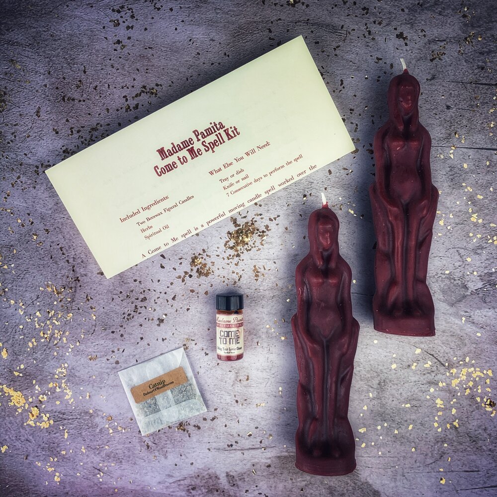 Come to Me Candle Spell Kit Female/Female - Northern Magick Supplies