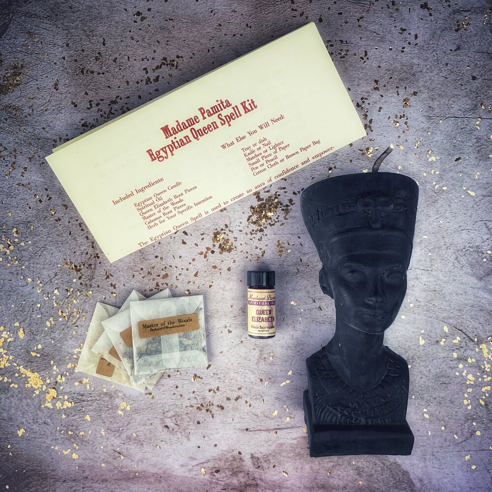 Egyptian Queen Candle Spell Kit - Northern Magick Supplies