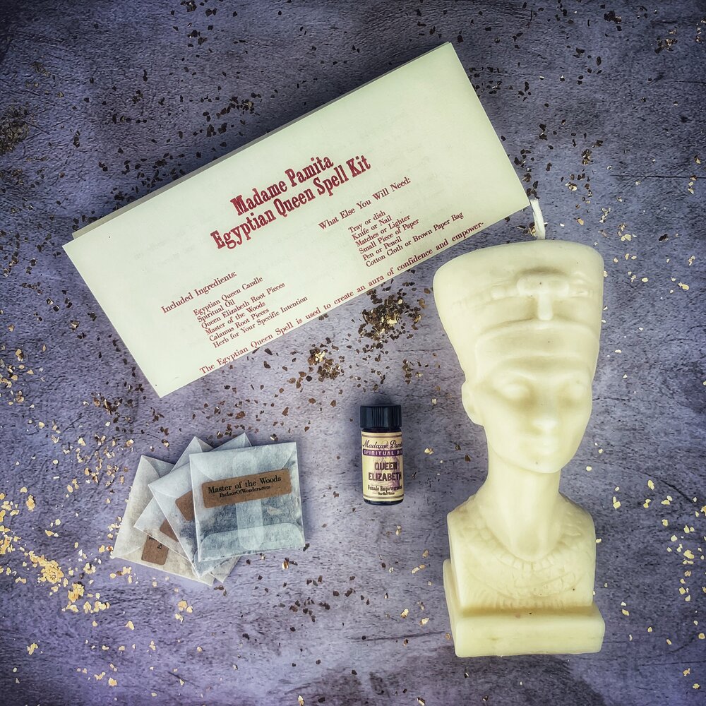 Egyptian Queen Candle Spell Kit - Northern Magick Supplies