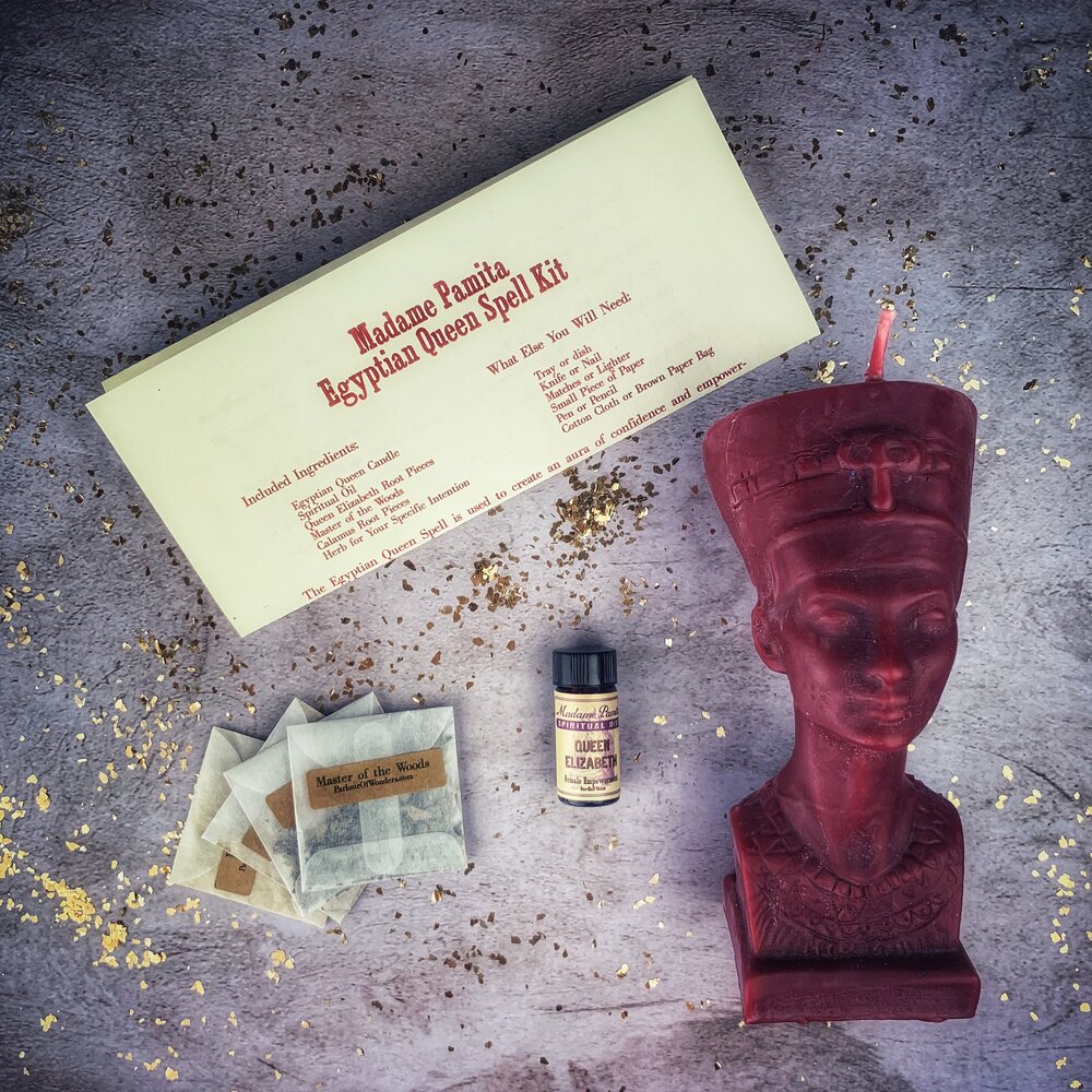 Egyptian Queen Candle Spell Kit - Northern Magick Supplies