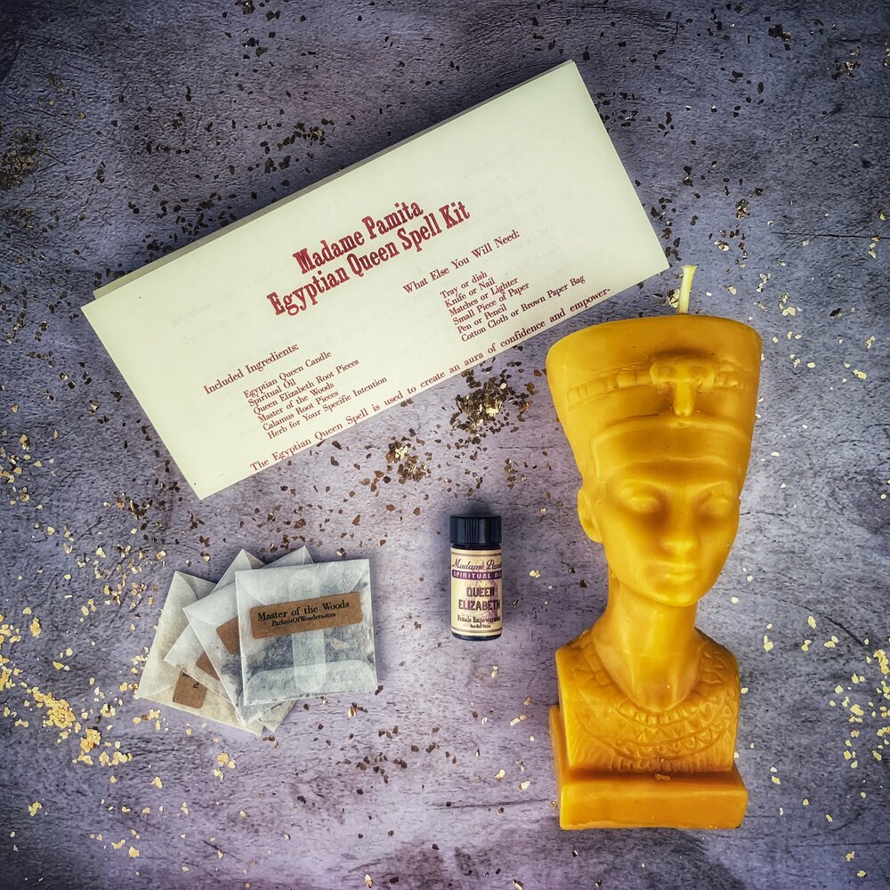 Egyptian Queen Candle Spell Kit - Northern Magick Supplies