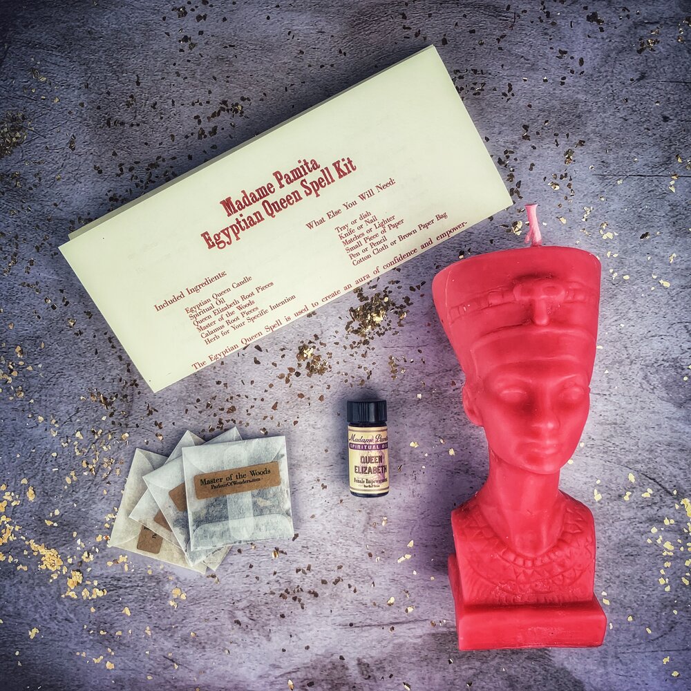 Egyptian Queen Candle Spell Kit - Northern Magick Supplies