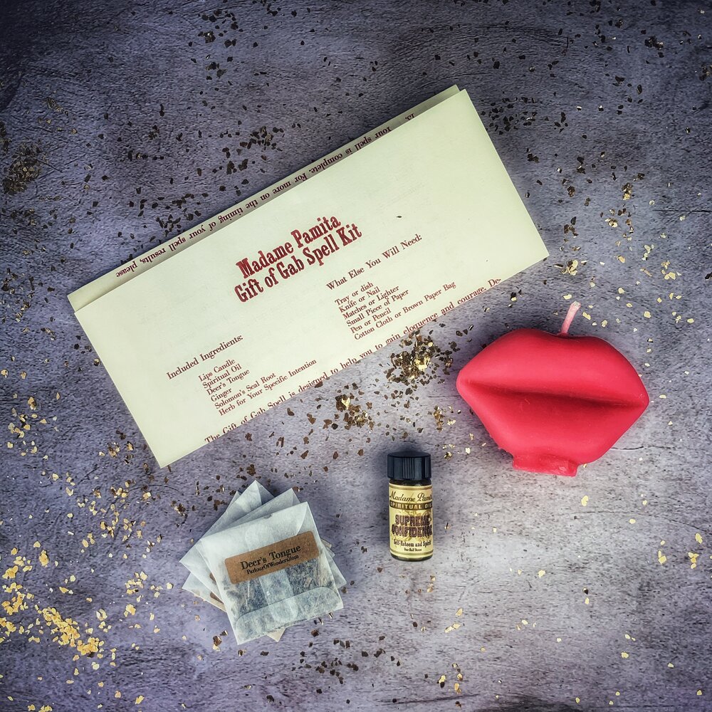 Gift of Gab Candle Spell Kit - Northern Magick Supplies