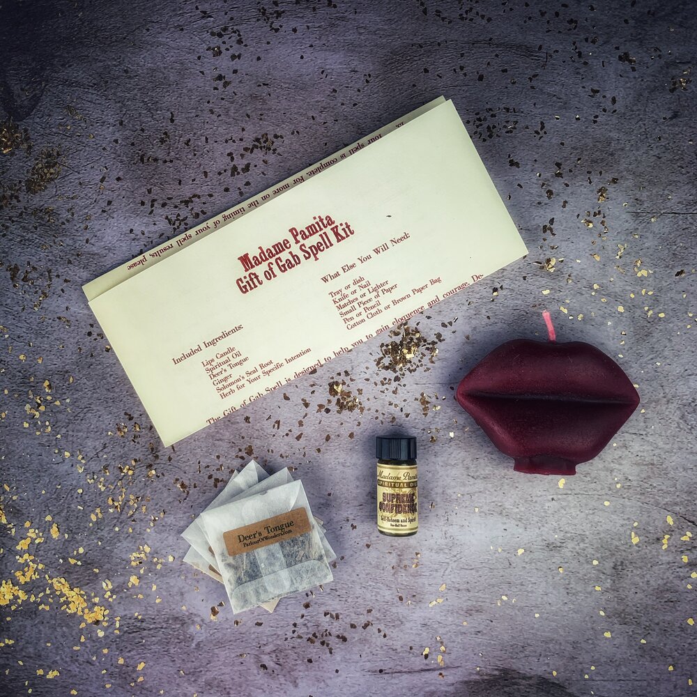 Gift of Gab Candle Spell Kit - Northern Magick Supplies