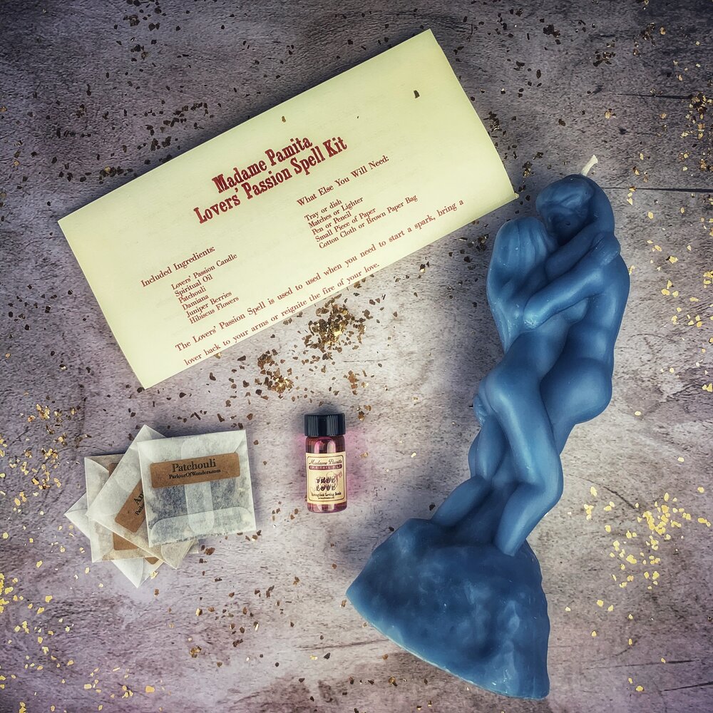 Lovers Passion Candle Spell Kit - Northern Magick Supplies