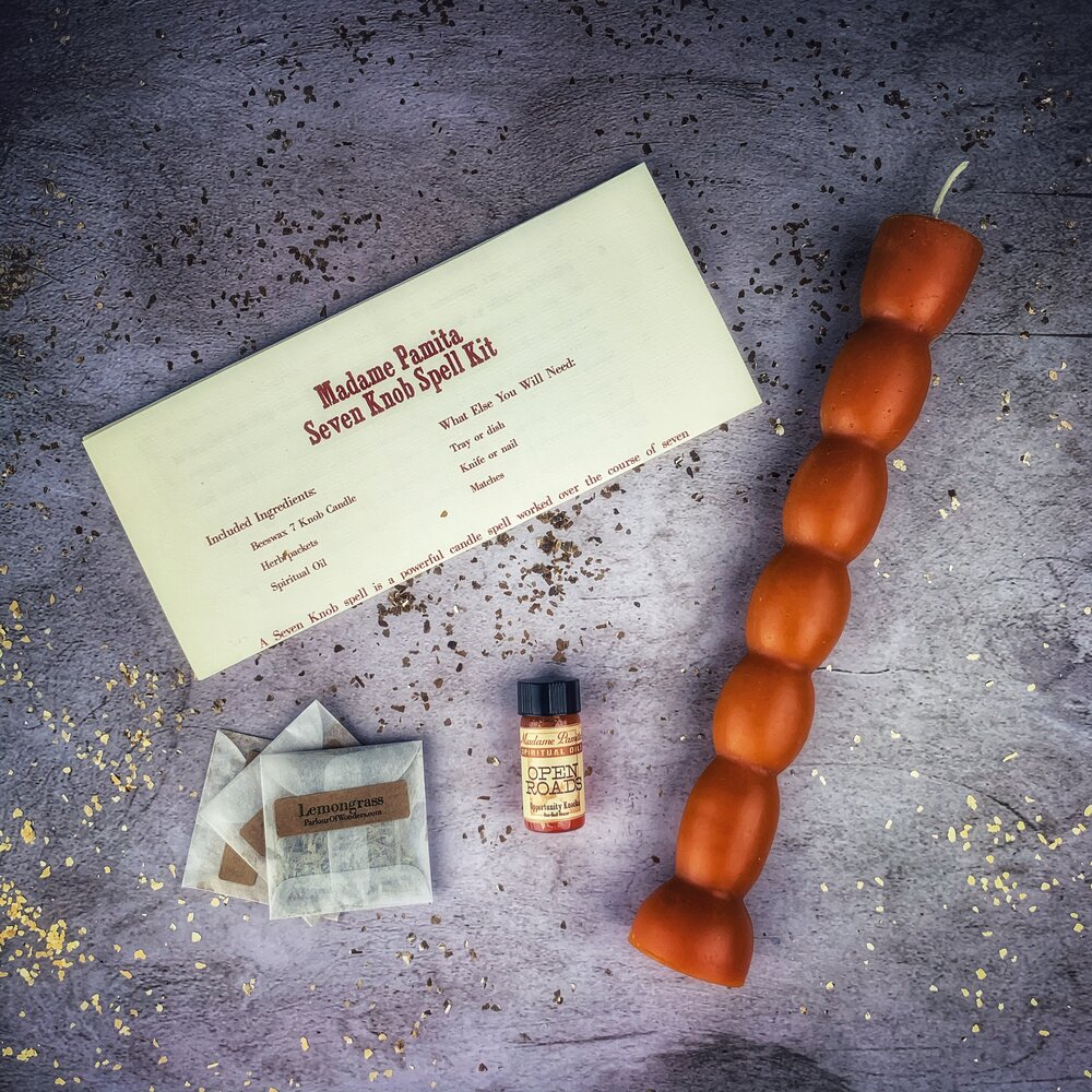 Seven Knob Candle Spell Kit - Northern Magick Supplies