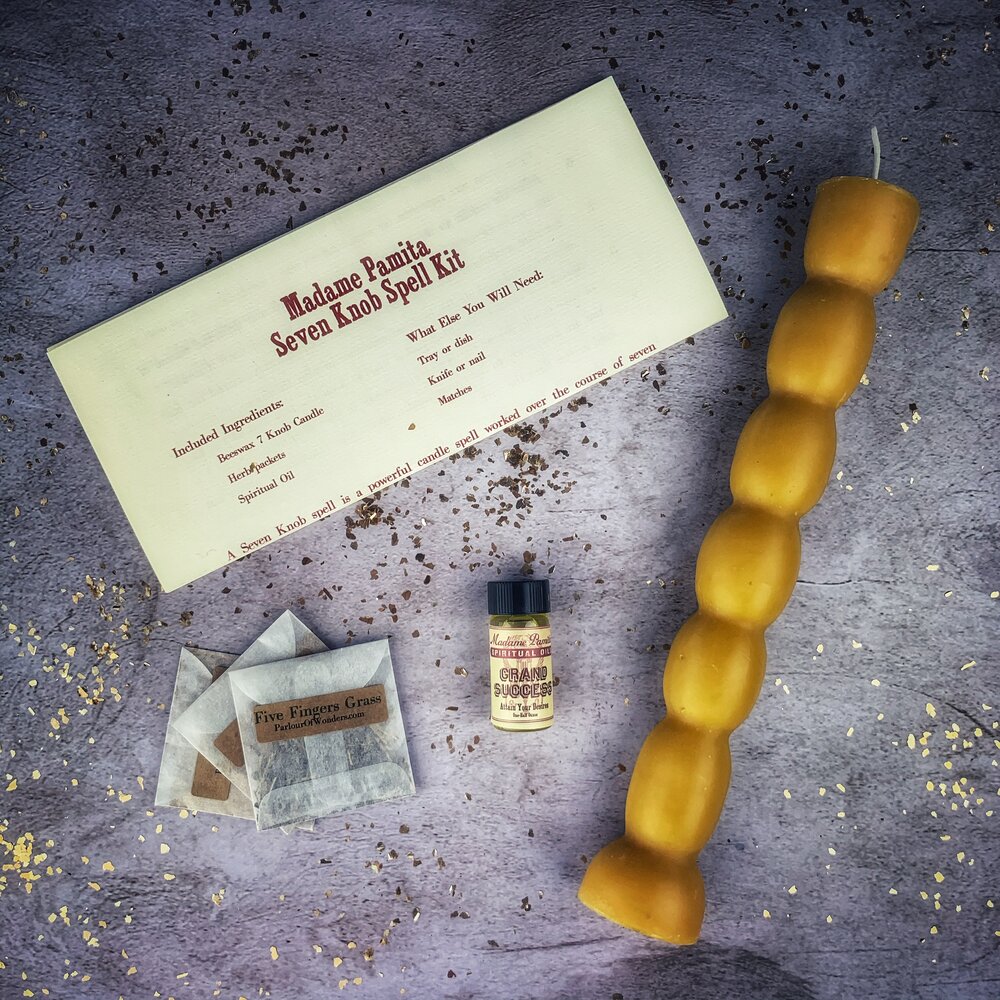 Seven Knob Candle Spell Kit - Northern Magick Supplies