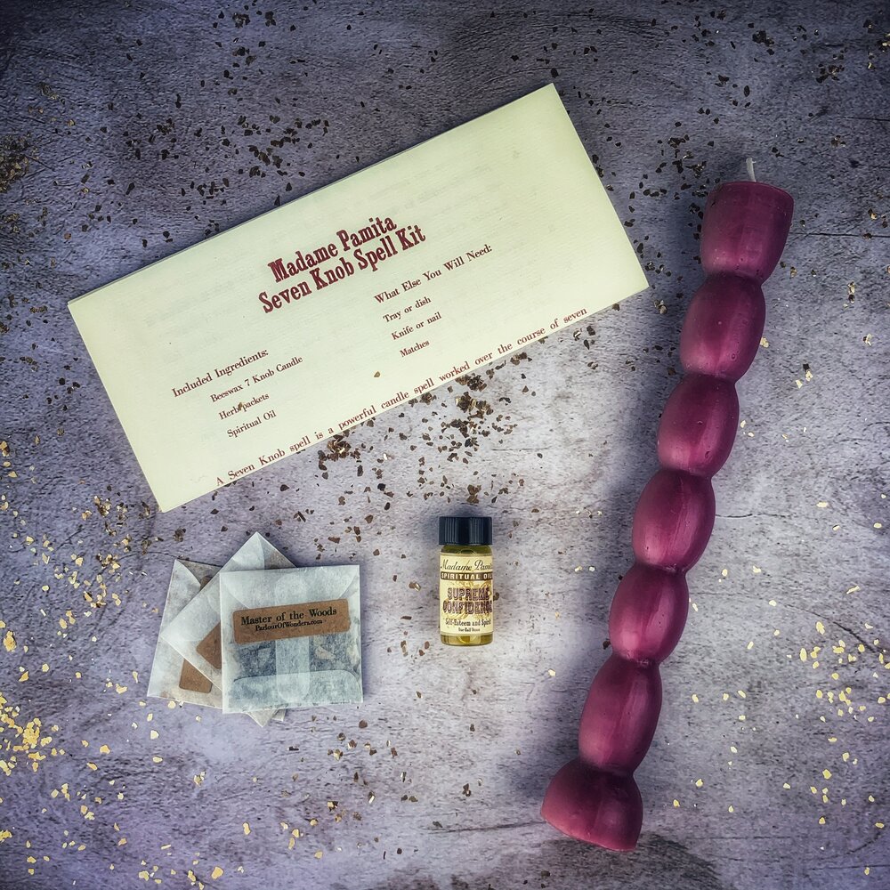Seven Knob Candle Spell Kit - Northern Magick Supplies