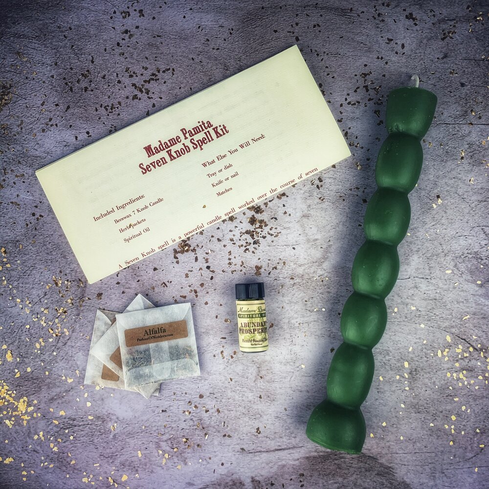 Seven Knob Candle Spell Kit - Northern Magick Supplies