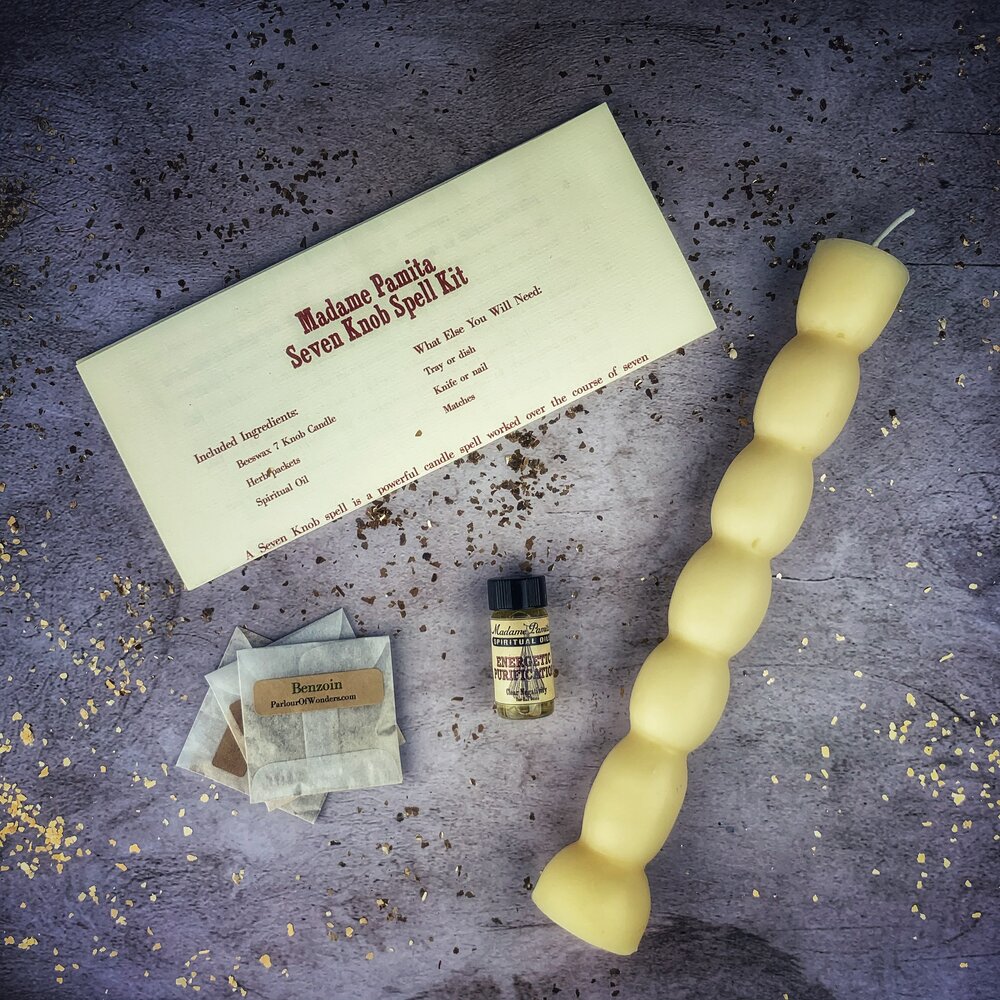 Seven Knob Candle Spell Kit - Northern Magick Supplies