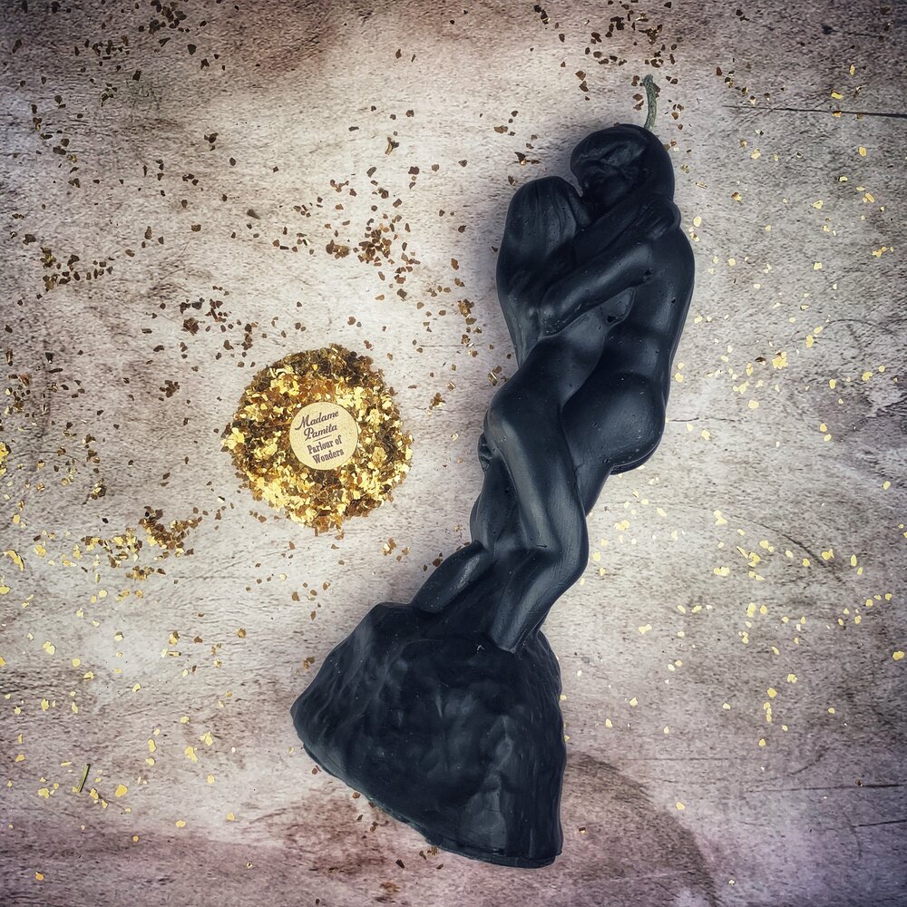 Beeswax Lovers' Passion Spell Candle - Ignite Romance & Desire Magic