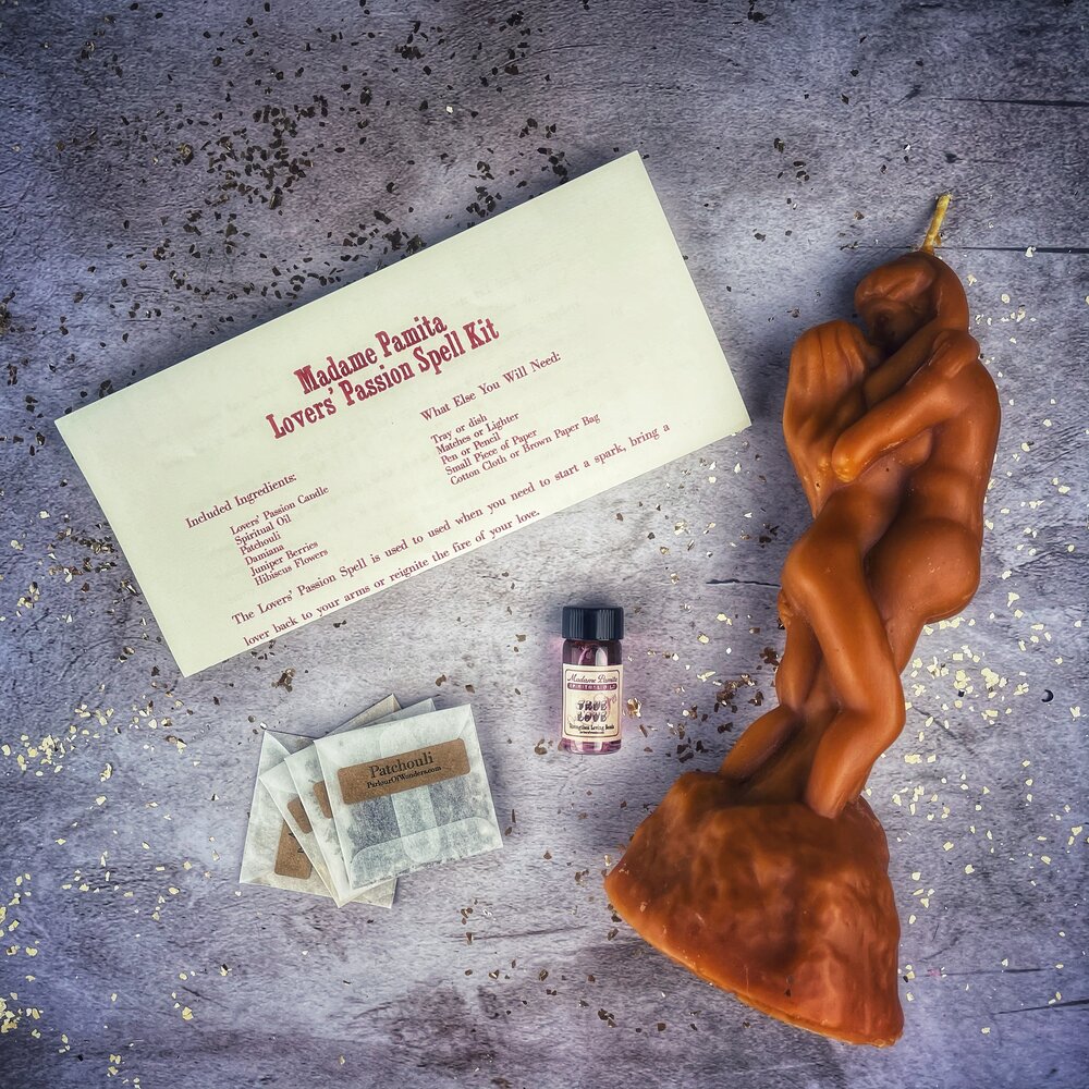 Lovers Passion Candle Spell Kit - Northern Magick Supplies